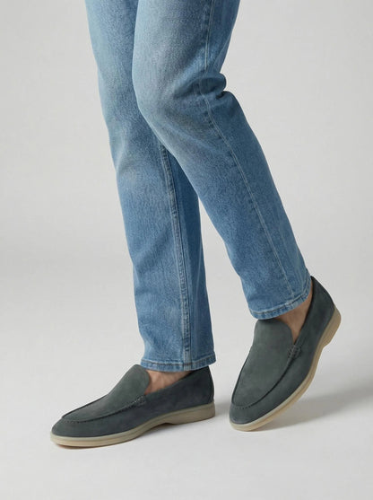 Genuine Sheep Leather Suede Timeless Loafer K333