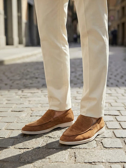 Genuine Sheep Leather Suede Timeless Loafer K333