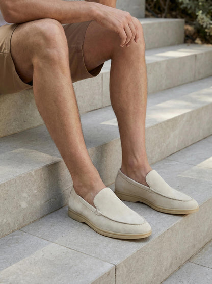 Genuine Sheep Leather Suede Timeless Loafer K333